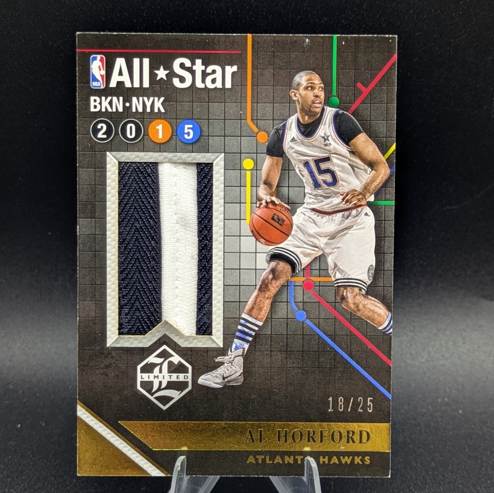 2015-16 Panini Limited All-Star Shorts Prime Al Horford #AS-AH /25 Atlanta Hawks